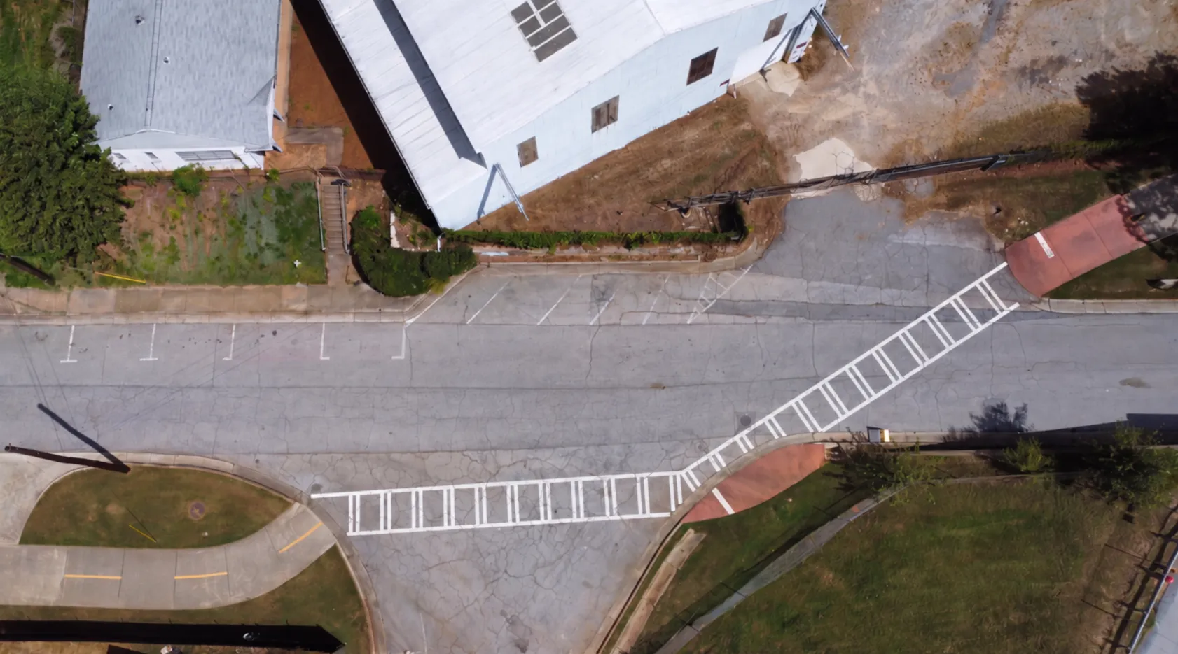 Crosswalk at DeKalb Industrial Way